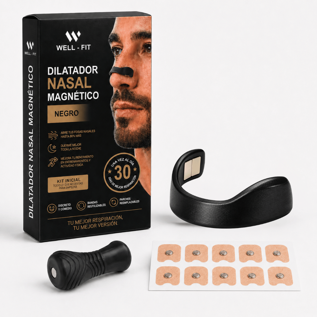 Dilatador Nasal Magnético negro Well-Fit