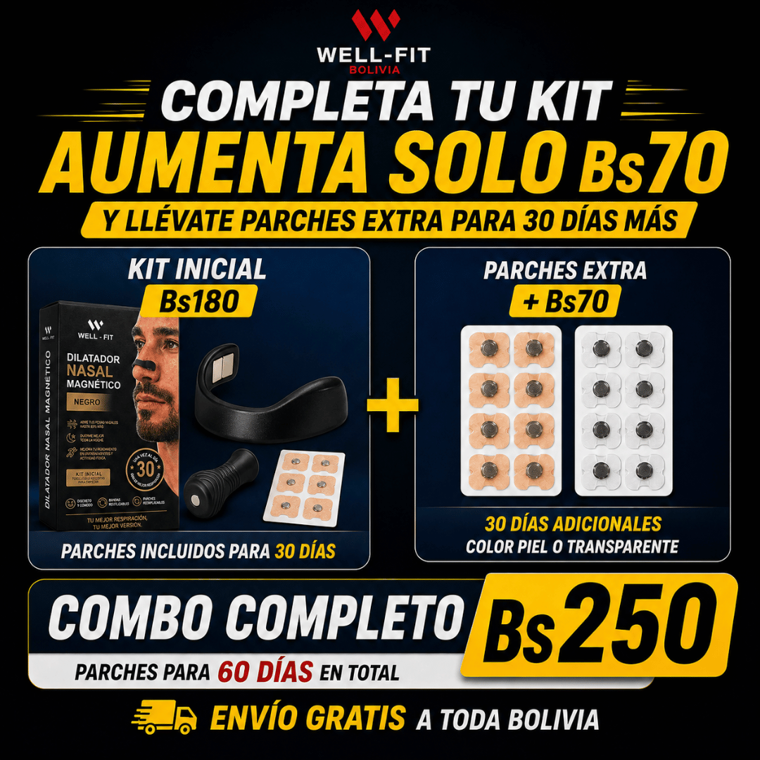 Combo Completo Dilatador y Parches Extra